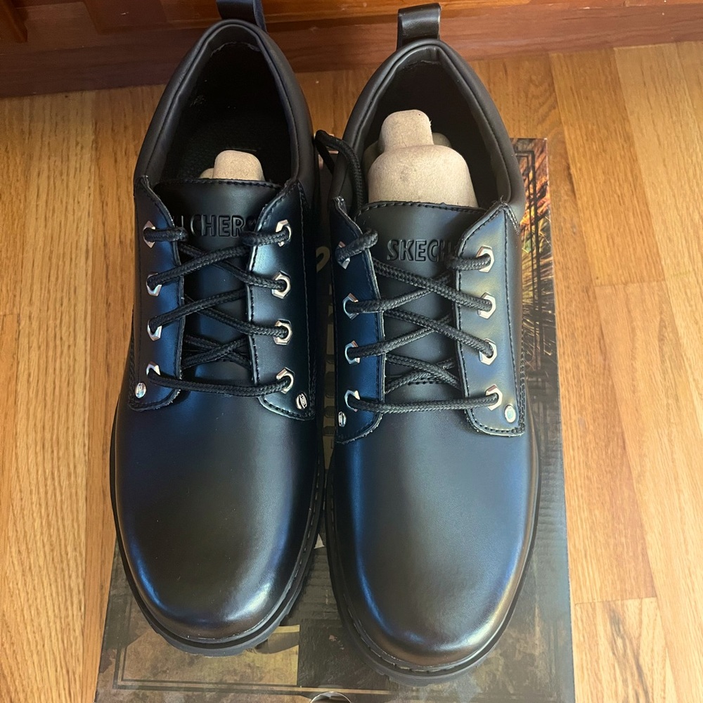 Sketchers Casual or Work black shoes